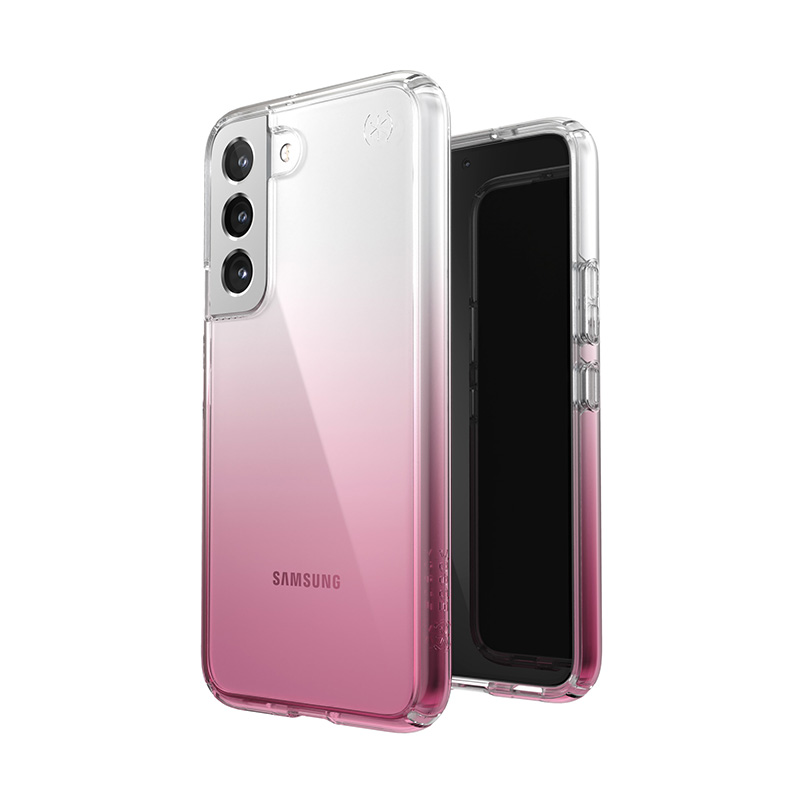 Samsung Galaxy S22 Speck Presidio Perfect Clear Ombre tok áttetsző/rózsaszín