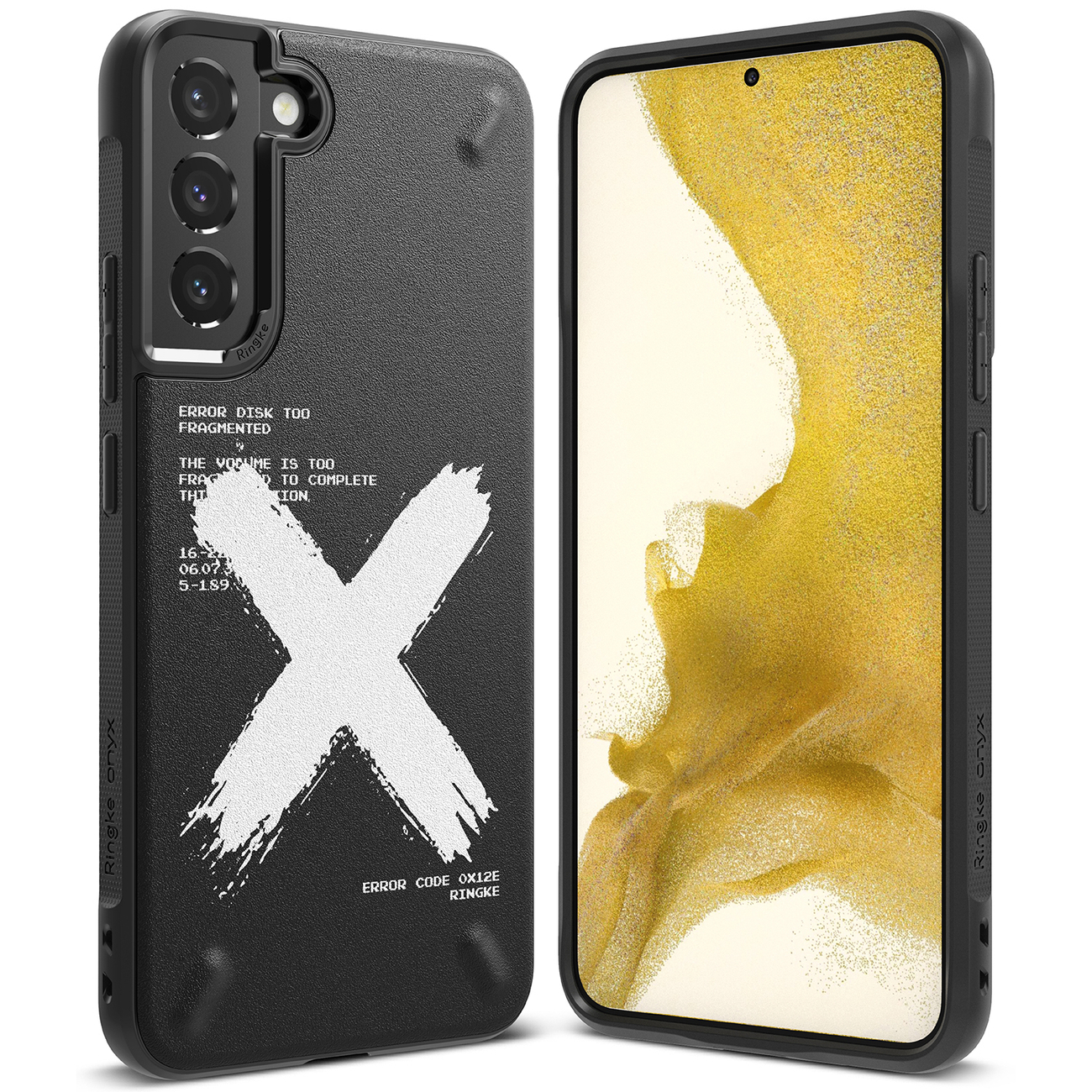 Samsung Galaxy S22 Ringke Onyx Design tok fekete X