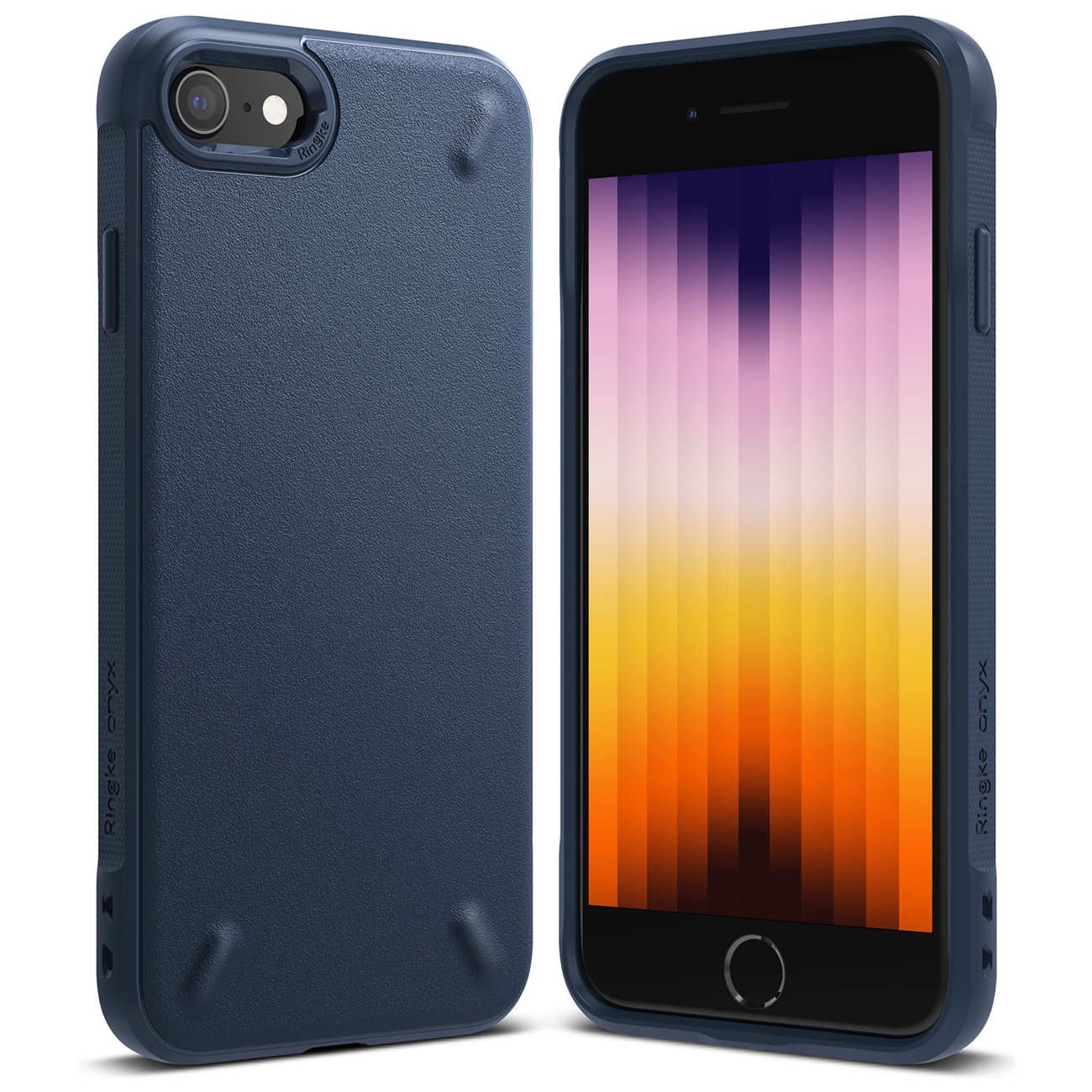 iPhone SE 2022 / SE 2020 / iPhone 8 / iPhone 7 Ringke Onyx fokozott védelmet nyújtó tok sötétkék