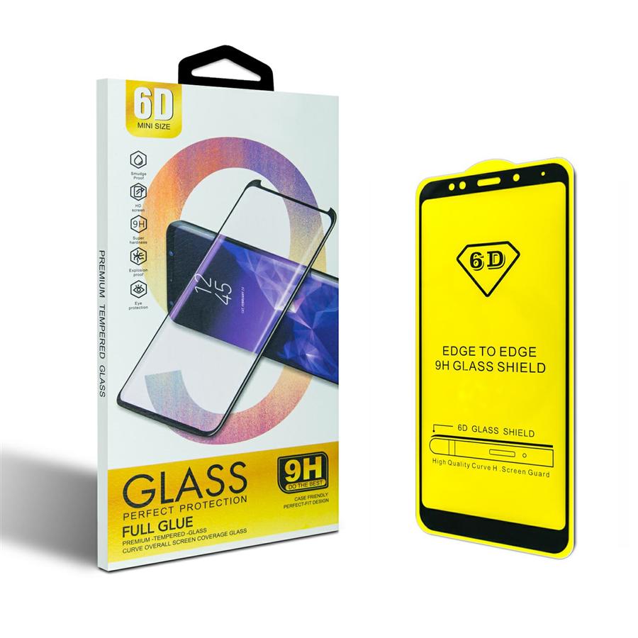 Motorola Moto G8 Power Full Glue 6D kijelzővédő üvegfólia fekete