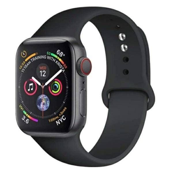 Apple Watch 42/44/45 mm Beline Silicone óraszíj fekete