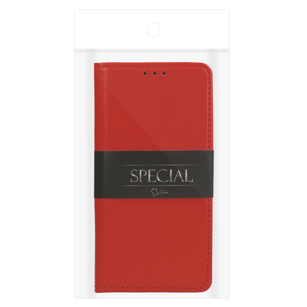 Samsung Galaxy A73 5G Book Special bőr fliptok piros