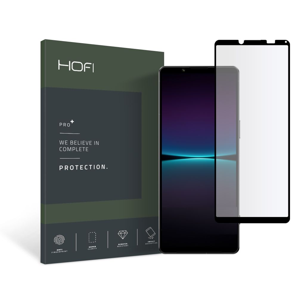 Sony Xperia 10 IV Hofi Glass Pro+ Hybrid temperált üvegfólia fekete