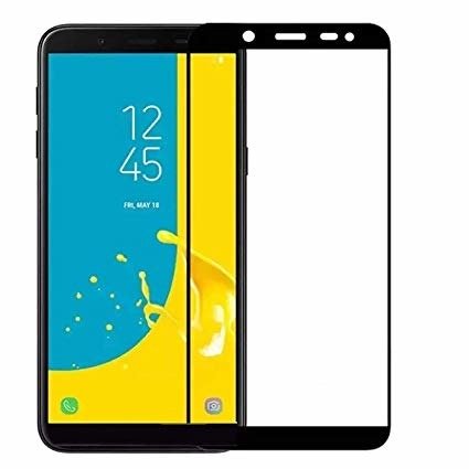 Samsung Galaxy J4 Plus 2018 5D kijelzővédő üvegfólia fekete