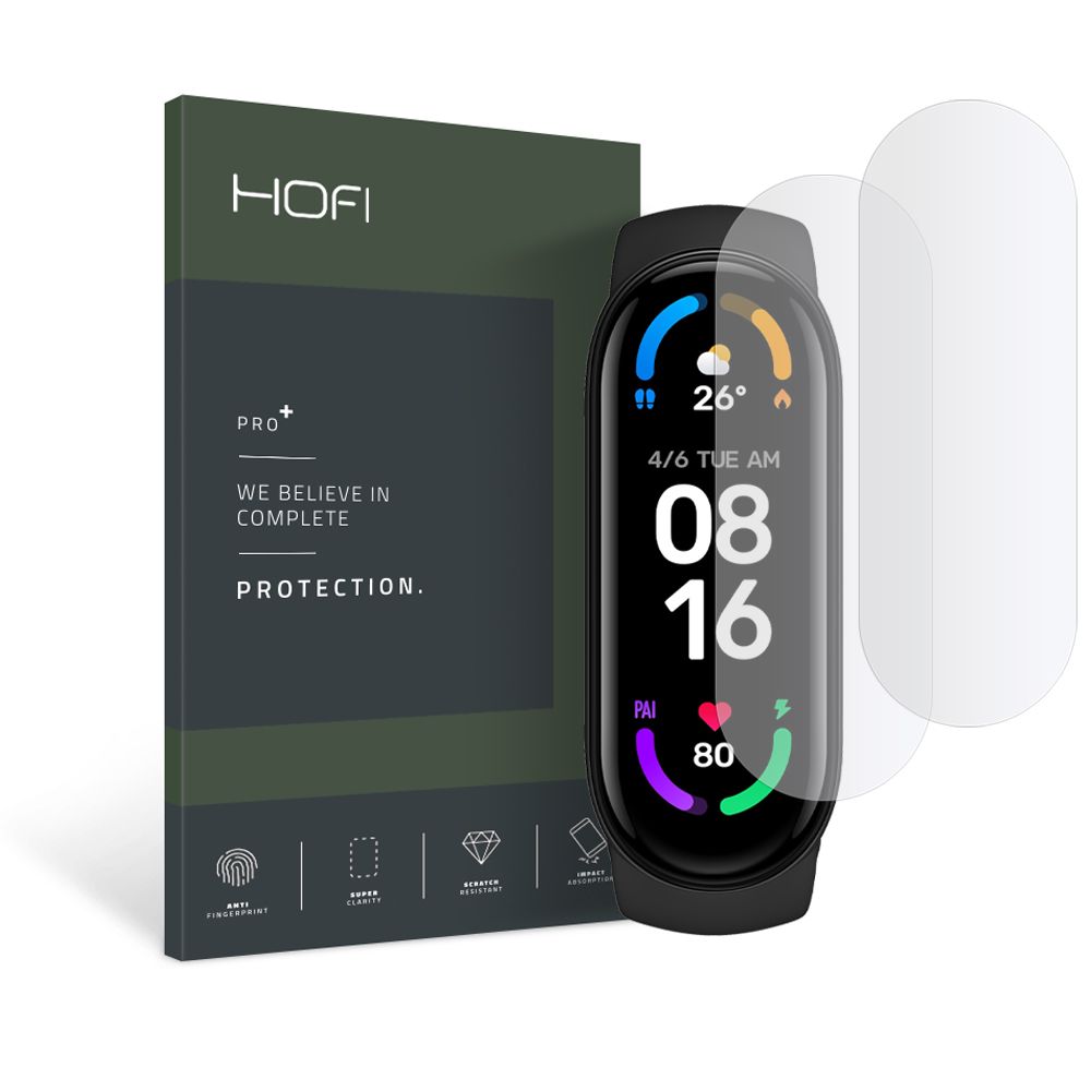 Xiaomi Mi Smart Band 5/6/6 NFC Hofi Hydroflex Pro+ kijelzővédő 2db