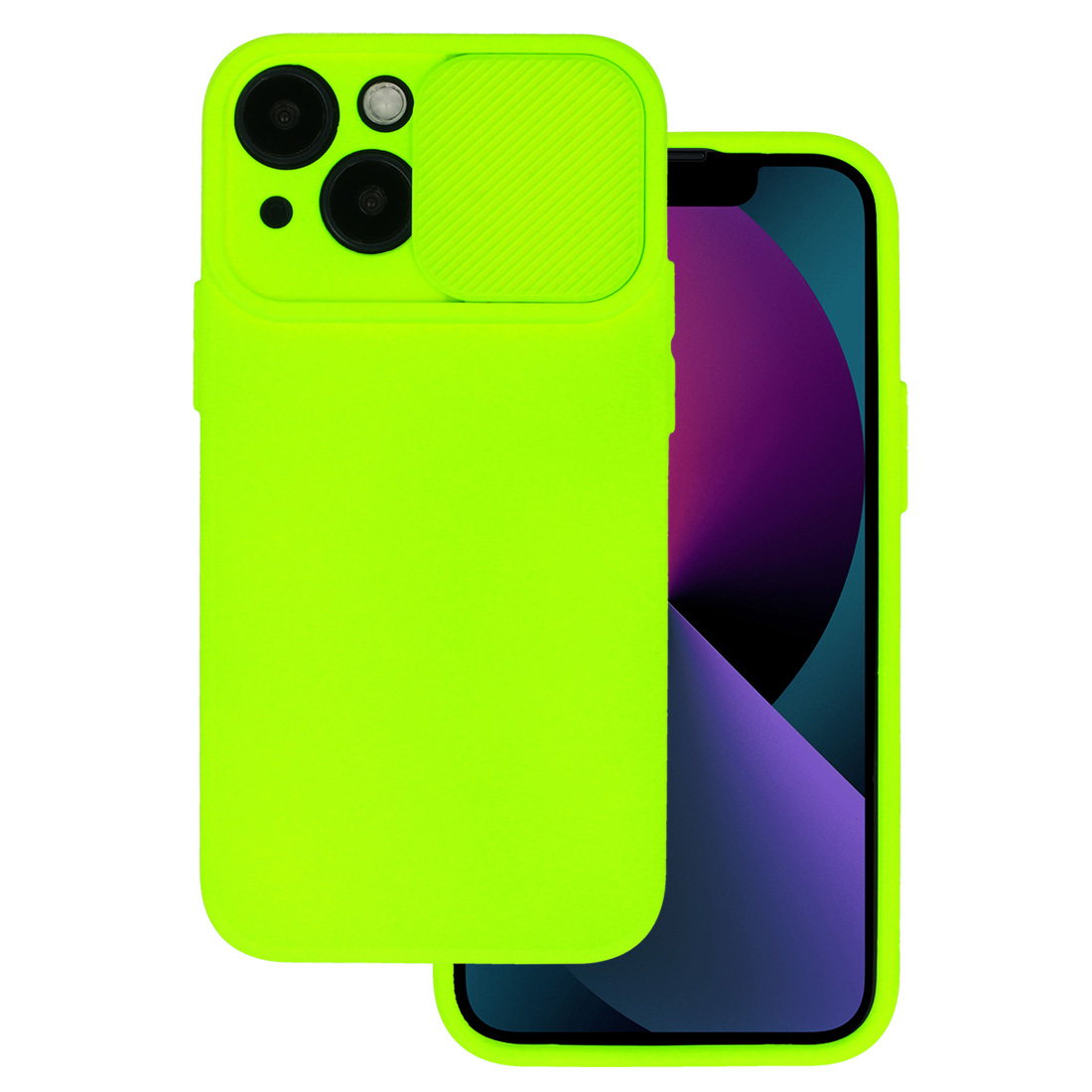 iPhone 12 Pro Camshield Soft tok lime színben
