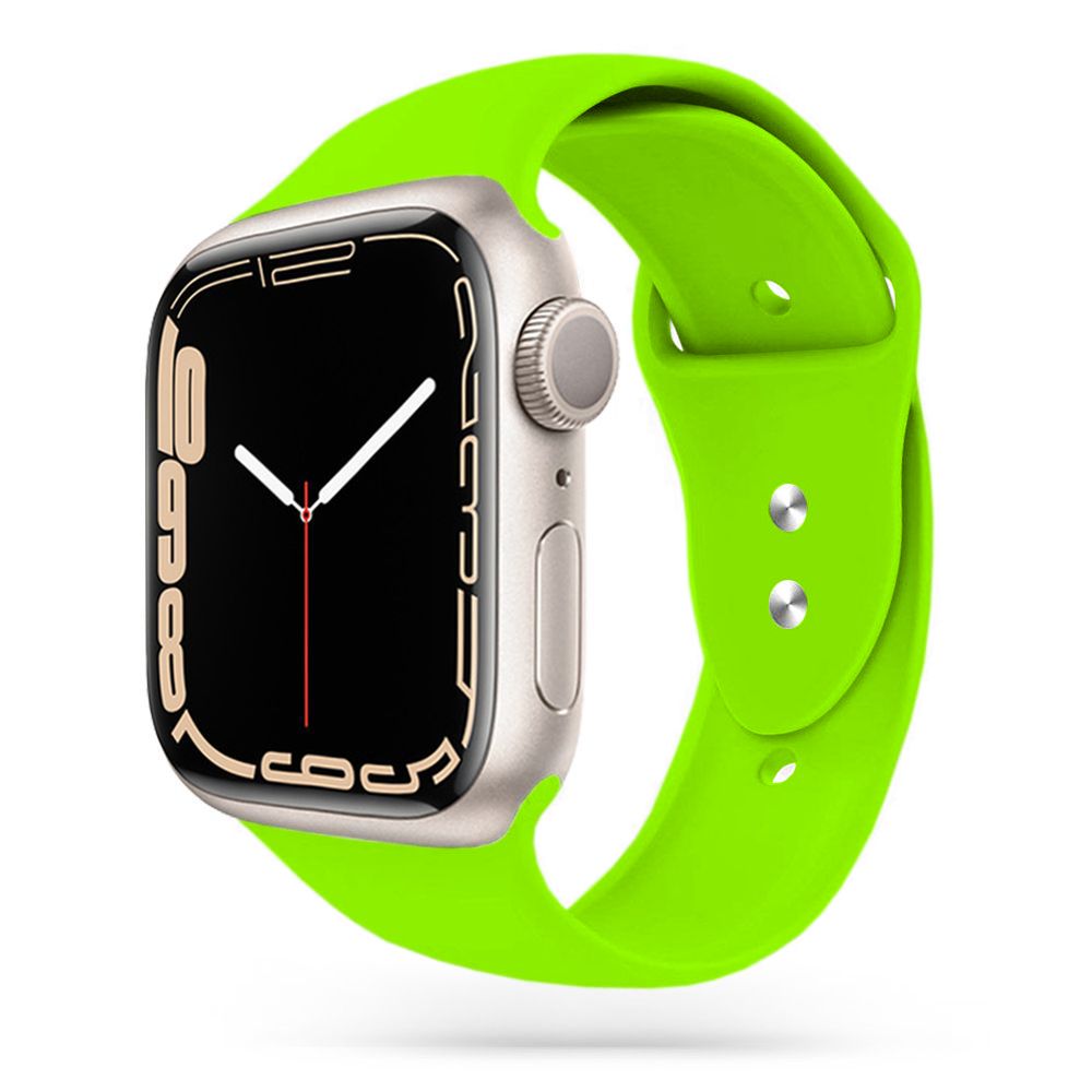 Apple Watch 4/5/6/7/SE (42/44/45 mm) Tech-Protect Iconband szíj lime
