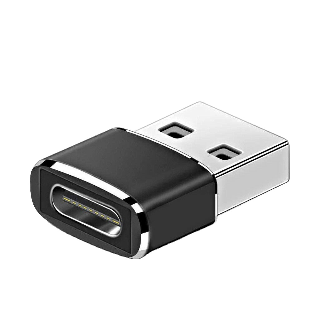 USB Type-C (USB-C) - USB 2.0 OTG USB átalakító adapter fekete