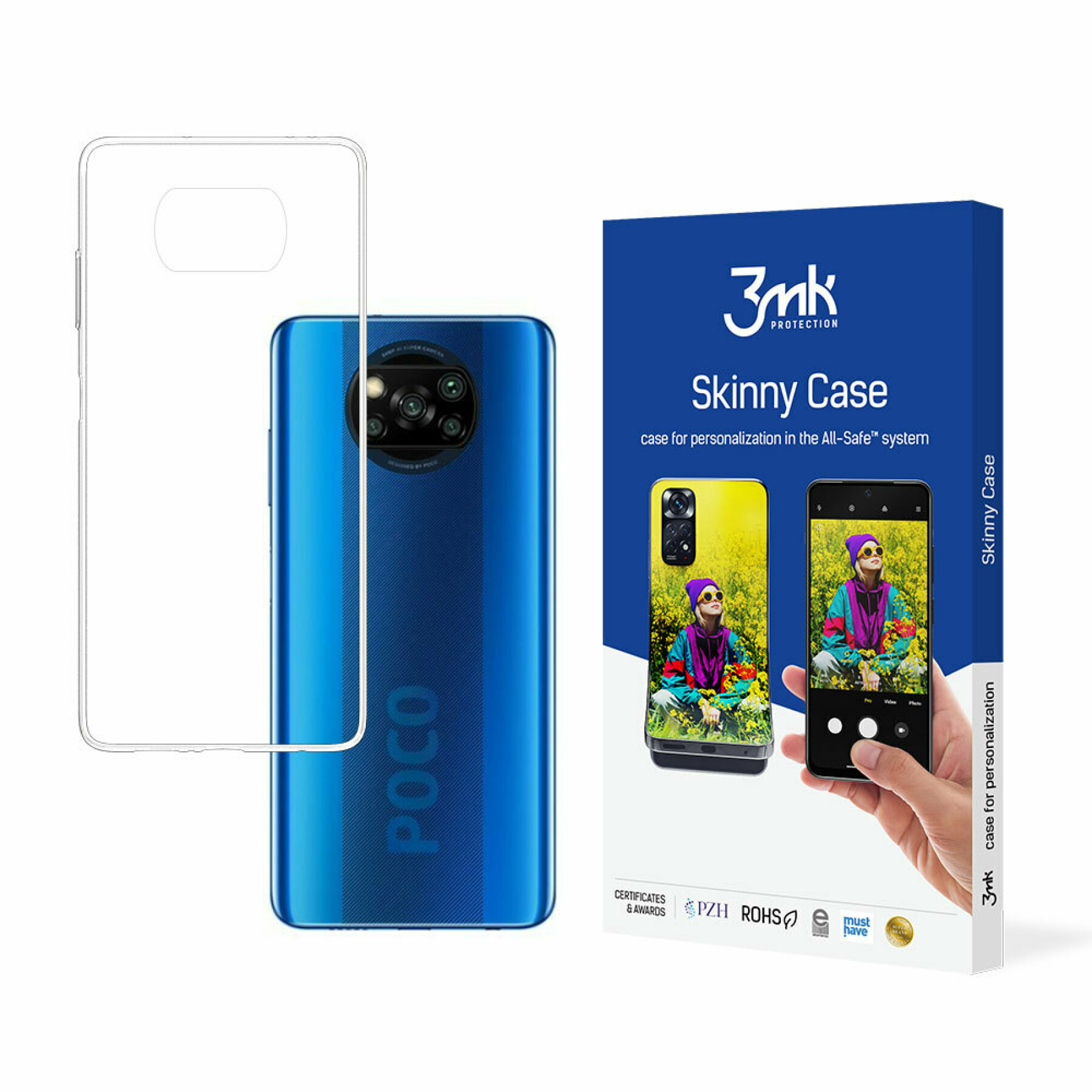 Xiaomi Poco X3 3MK Skinny tok átlátszó