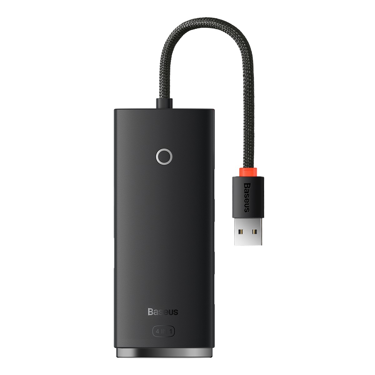 Baseus Adapter HUB - USB - 4xUSB3.0 - 25cm (WKQX030001) fekete