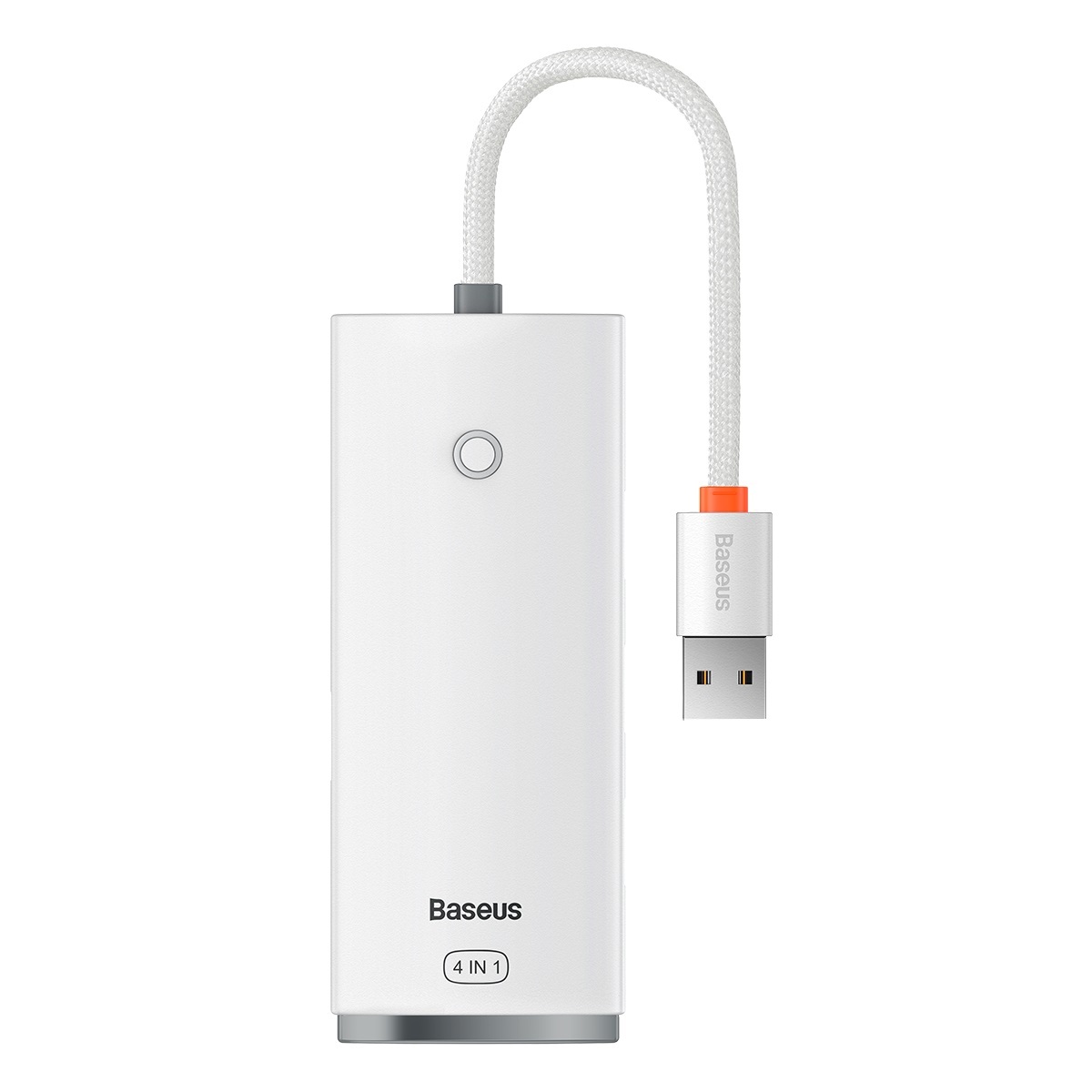Baseus Adapter HUB - USB - 4xUSB3.0 - 25cm (WKQX030002) fehér