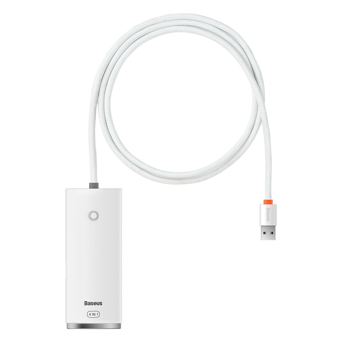 Baseus Adapter HUB - USB - 4xUSB3.0 - 1m (WKQX030102) fehér