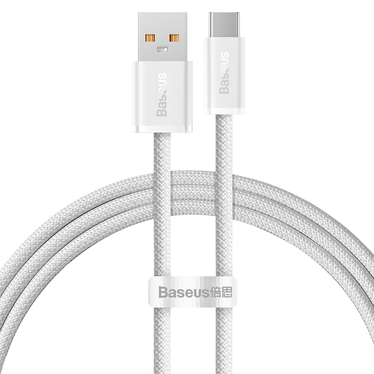 Baseus USB - USB Type C kábel 100W 5A 1m fehér (CALD000602)