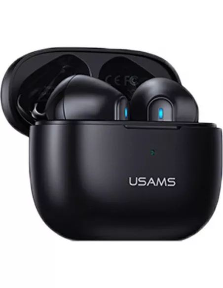USAMS TWS NX10 Bluetooth 5.2 vezeték nélküli fejhallgató, mikrofon fekete (BHUNX01)