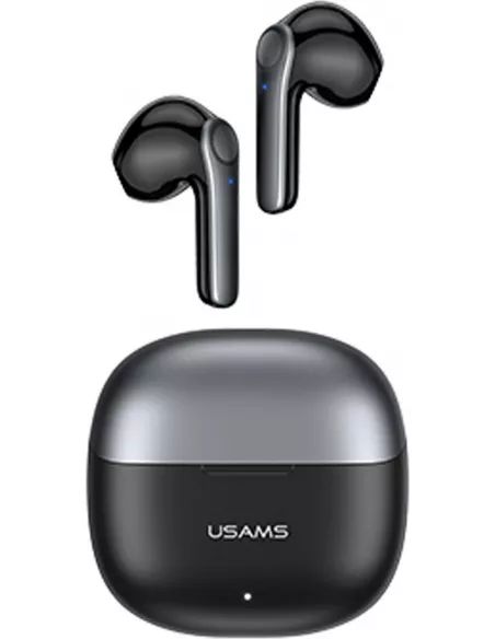 USAMS TWS XH Bluetooth 5.1 vezeték nélküli fülhallgató, mikrofon fekete (BHUXH01)