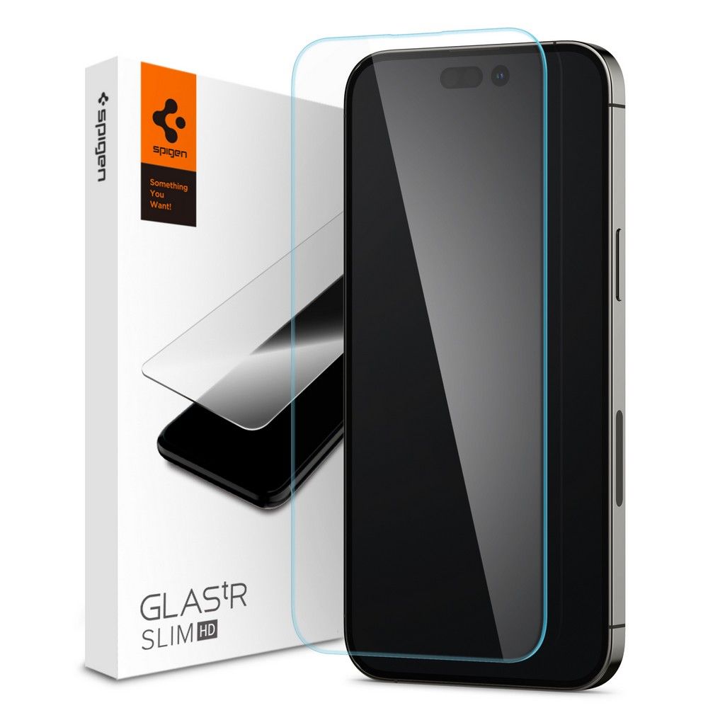 iPhone 14 Pro/15 Spigen Glas.TR Slim kijelzővédő üvegfólia (AGL05222)