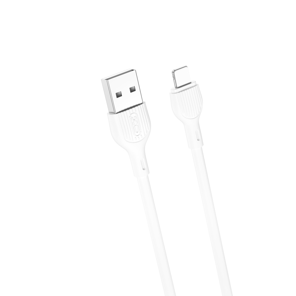 XO NB200 USB - Lightning kábel 1 m 2.1 A fehér