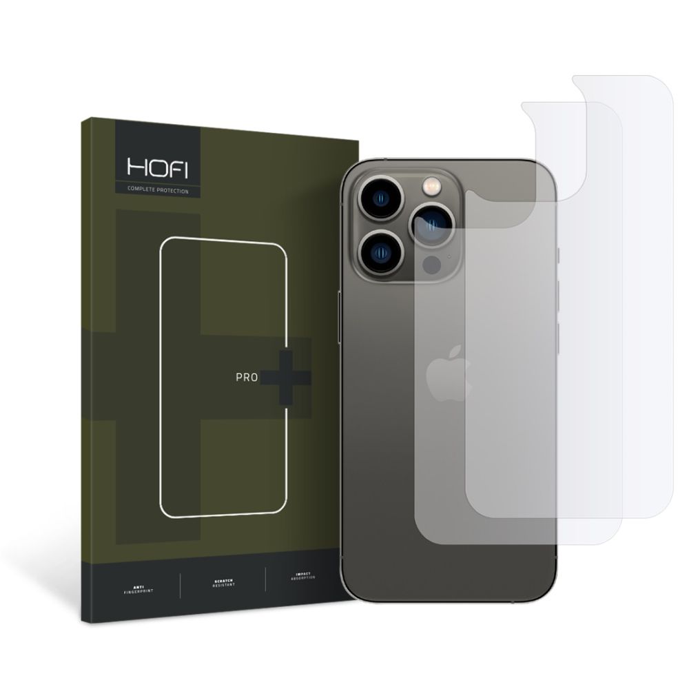 iPhone 14 Pro Max Hofi Pro+ Hybrid 7H hátlapi üvegfólia 2 db