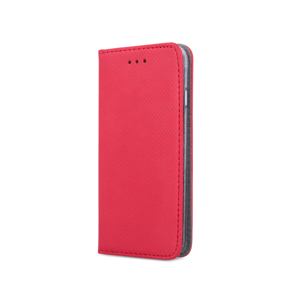 Huawei Y6 2019 mágneses fliptok piros