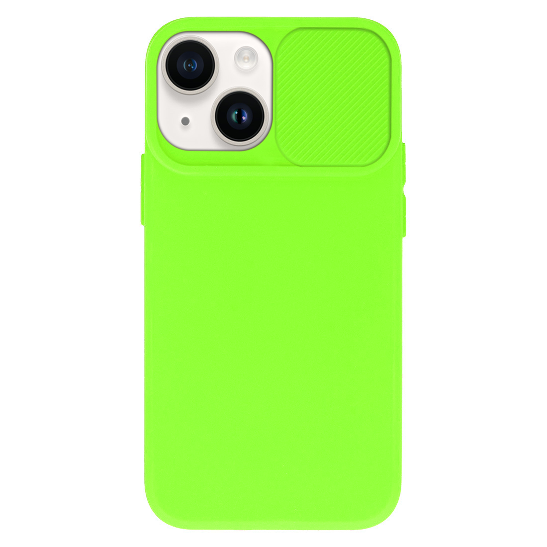 iPhone 14 Plus Camshield Soft tok lime zöld Alphajack
