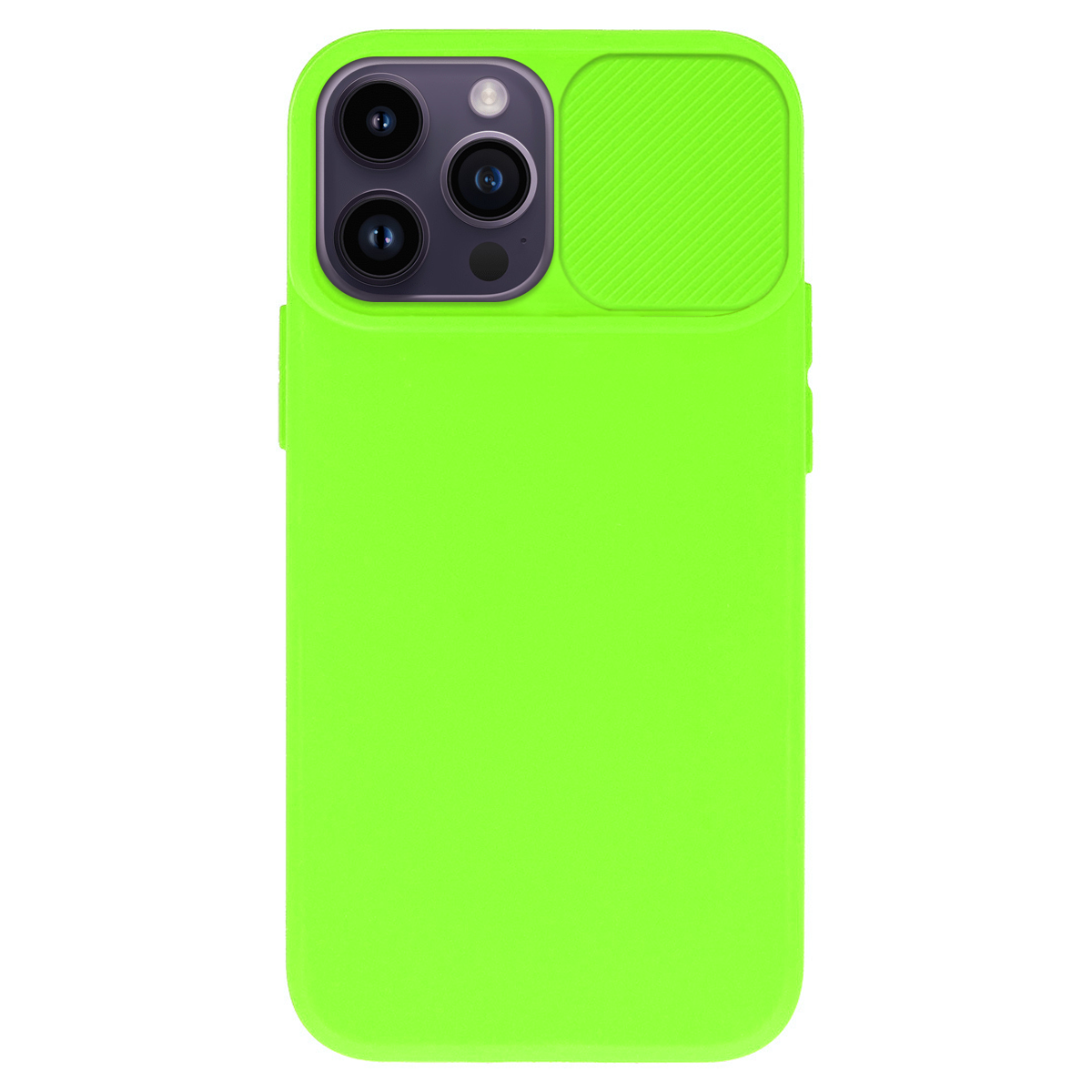 iPhone 14 Pro Max Camshield Soft tok lime zöld Alphajack