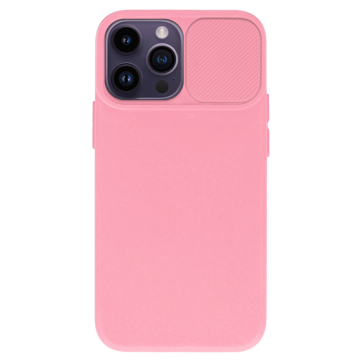 iPhone 14 Pro Max Camshield Soft tok világos rózsaszín Alphajack