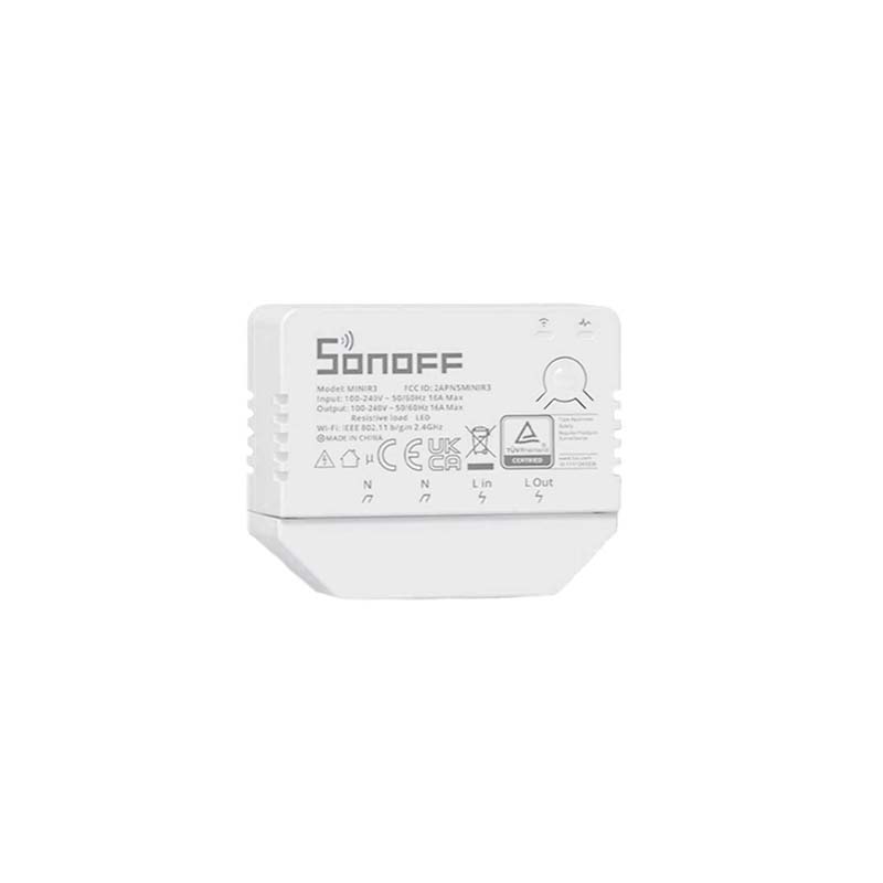 Sonoff Wi-fi MINI-R3 Smart Switch, okos kapcsoló, okosrelé 16A
