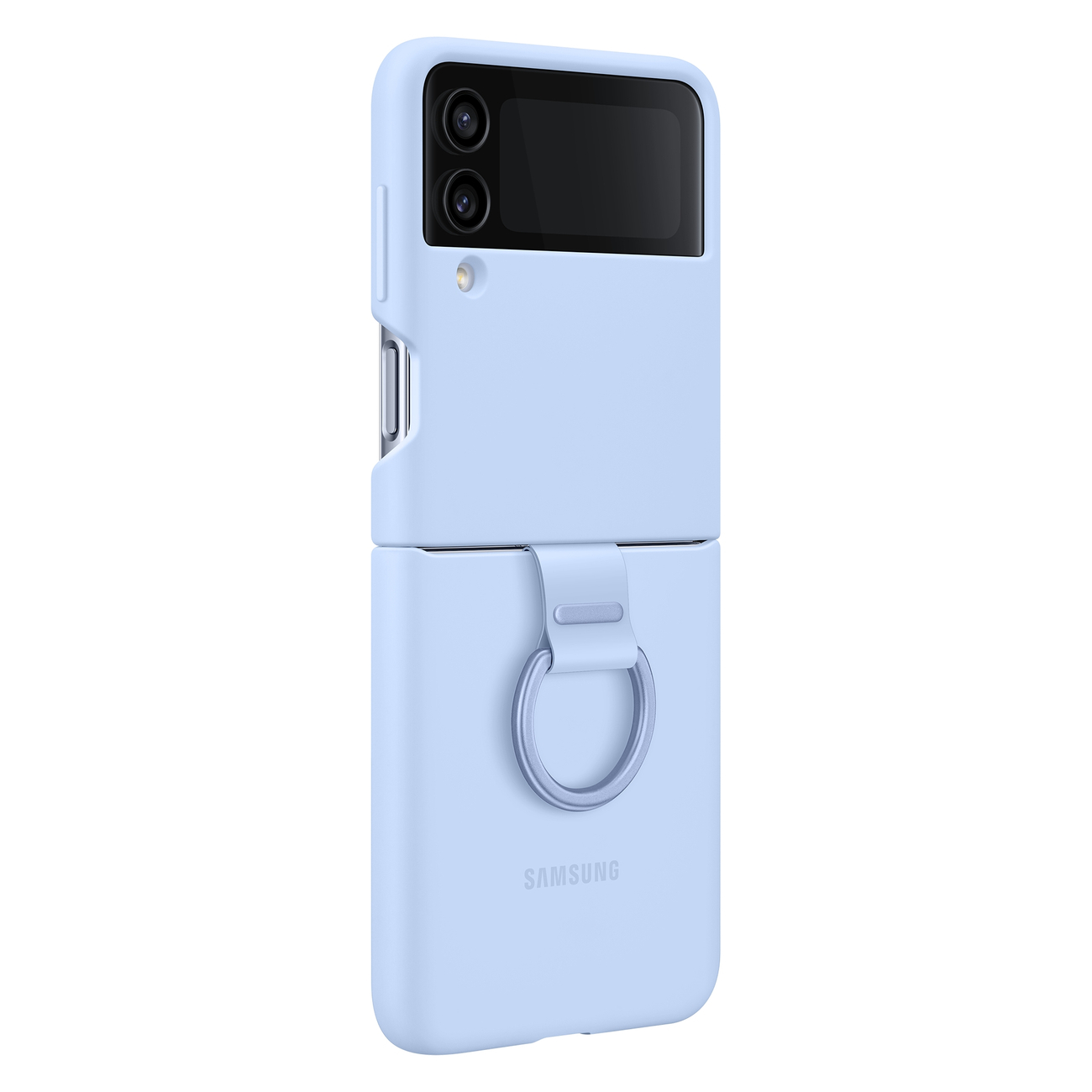 Samsung Galaxy Z Flip 4 Samsung Ring Silicone gyári tok kék (EF-PF721TLEGWW)
