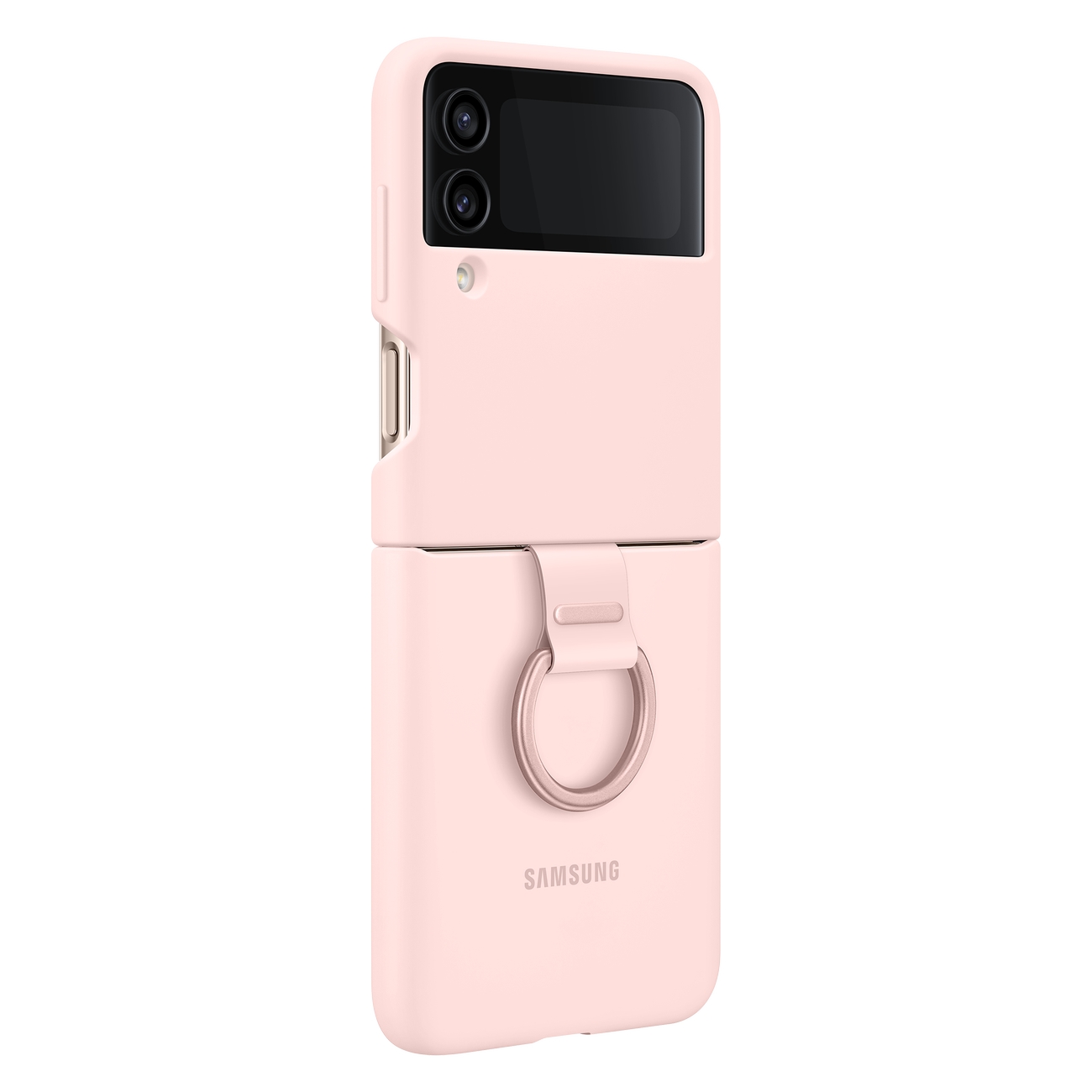 Samsung Galaxy Z Flip 4 Samsung Ring Silicone gyári tok rózsaszín (EF-PF721TPEGWW)