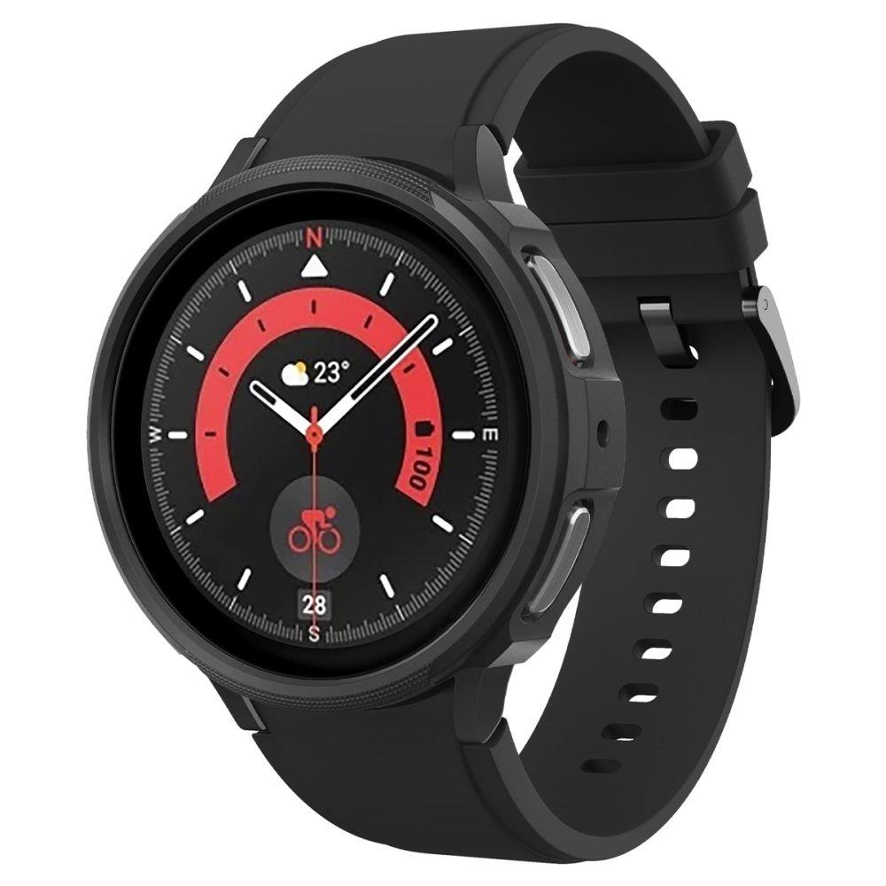 Samsung Galaxy Watch 5 Pro 45 mm Spigen Liquid Air tok matt fekete