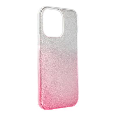 iPhone 14 Pro Forcell Shining tok átlátszó/rózsaszín