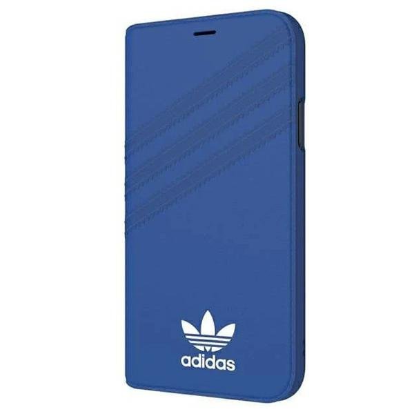 iPhone X/Xs Adidas Originals Booklet Suede fliptok kék