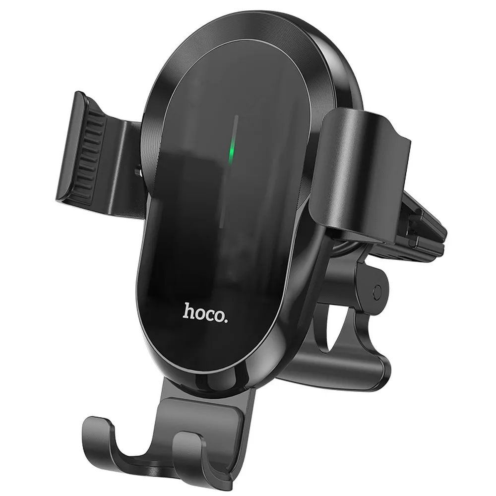 HOCO CA105 mágneses autós telefontartó vezeték nélküli töltéssel fekete