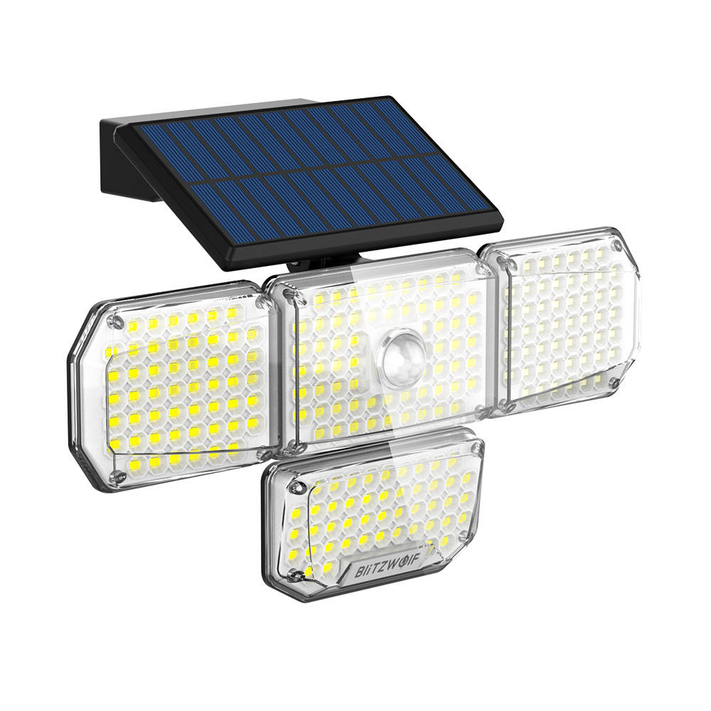 Blitzwolf BW-OLT6 Külső LED napelemes lámpa alkonyat és szürkület érzékelővel