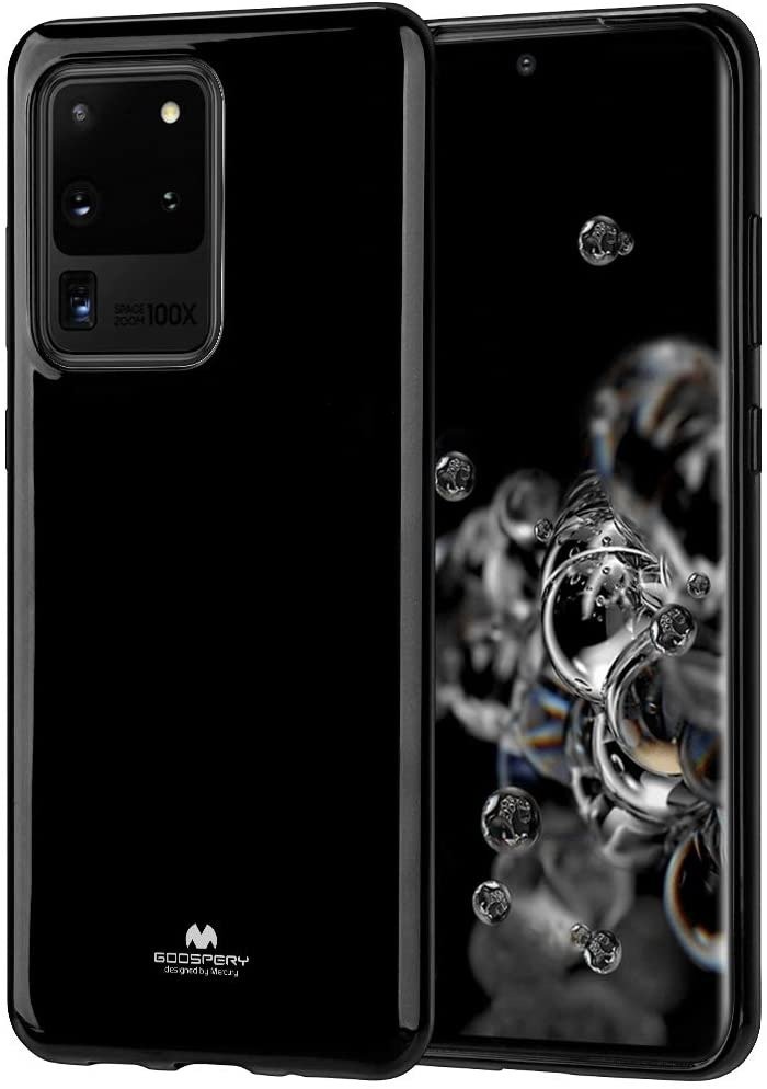 Samsung Galaxy S20 Mercury Jelly szilikon tok fekete