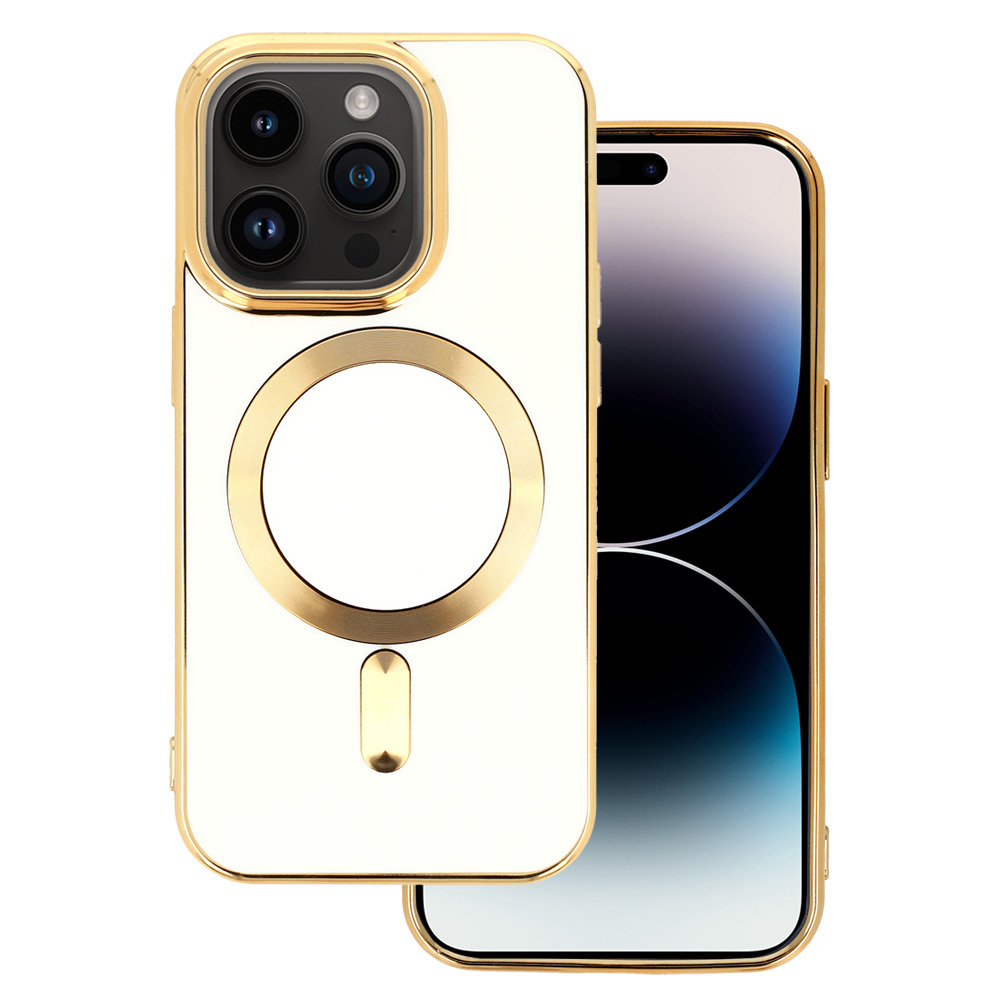iPhone 15 Pro Max Beauty MagSafe kompatibilis telefontok fehér