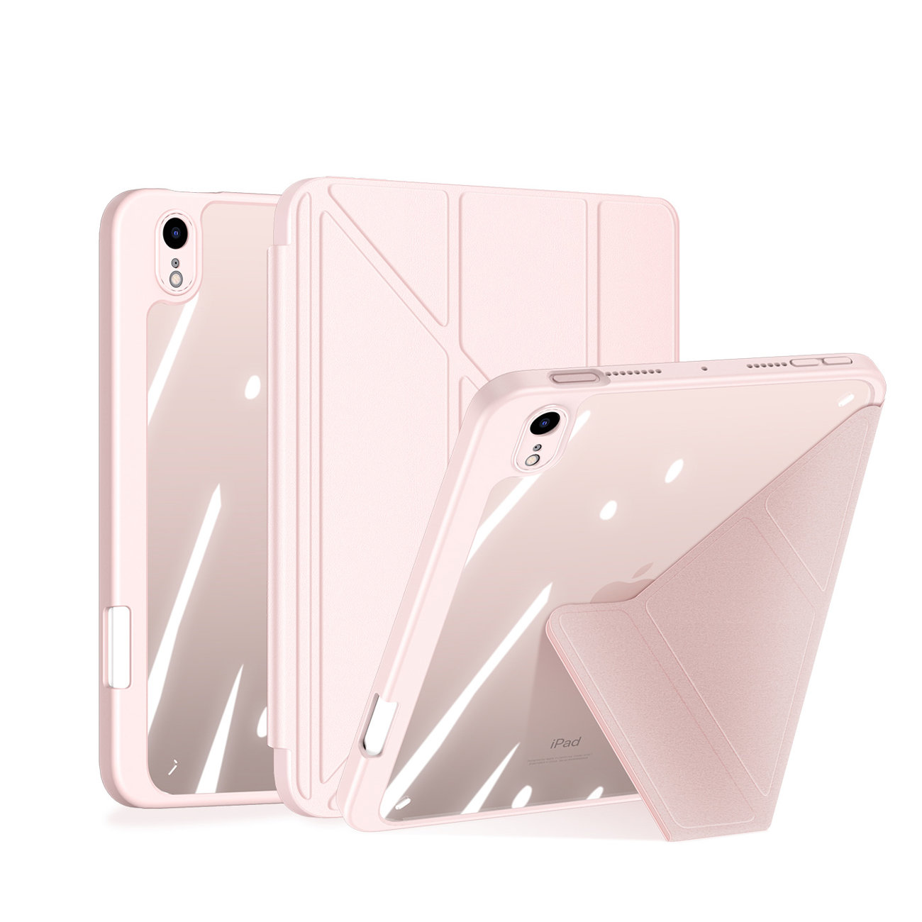 iPad mini 6 2021 Dux Ducis Magi tok Apple Pencil tárolóval rózsaszín