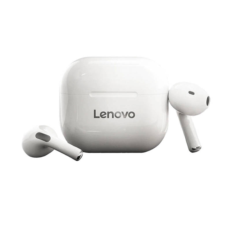 Lenovo LP40 TWS bluetooth vezeték nélküli fülhallgató (Fehér)