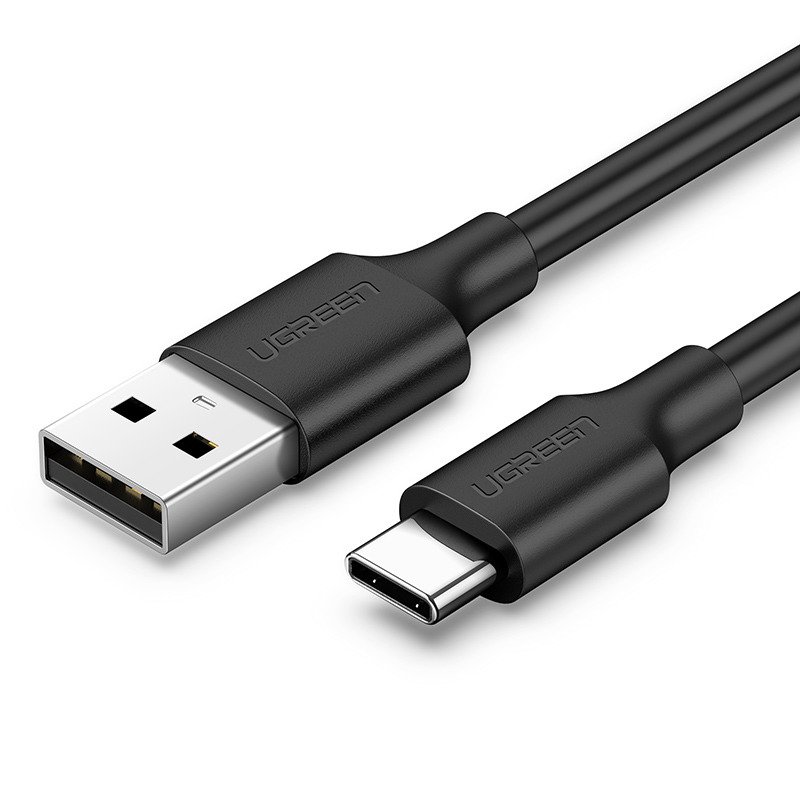 Ugreen USB-A - USB-C kábel 25cm fekete