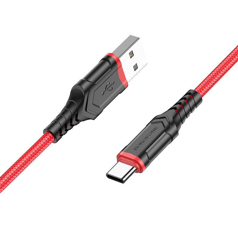 Borofone BX67 USB - Type C kábel 3A 1m piros