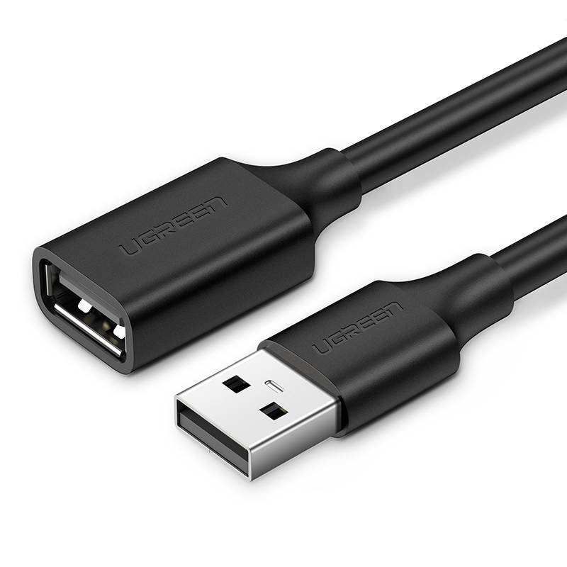 Ugreen US103 USB 2.0 hosszabbító kábel, 1.5 m (fekete)