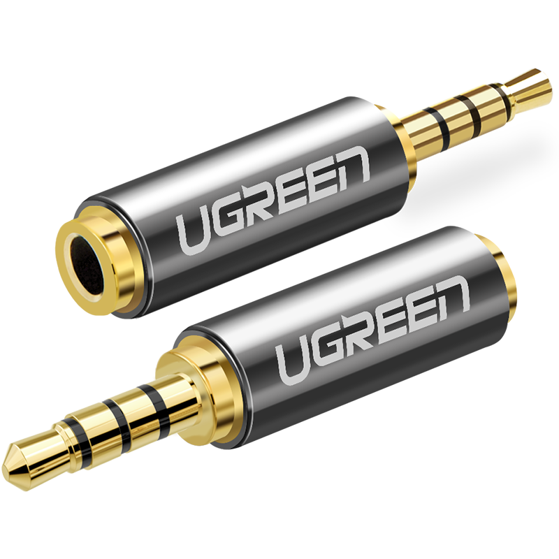 Ugreen 2.5 mm-es mikro jack (dugasz) és 3.5 mm-es mini jack (aljzat) audio átalakító adapter (20501)