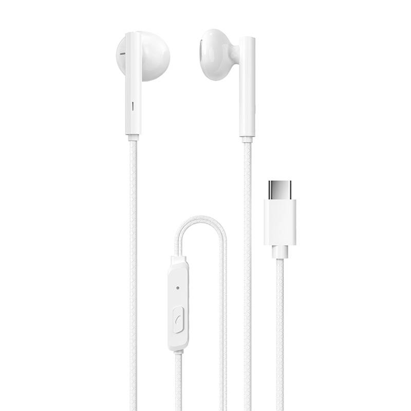 Dudao X3B vezetékes fülhallgató USB-C (fehér)