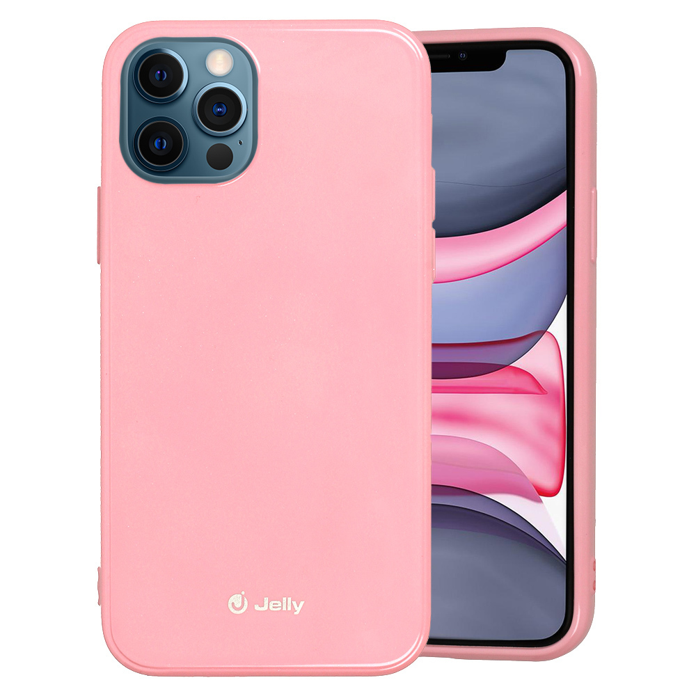 Jelly szilikon tok iPhone 14 Pro világos rózsaszín