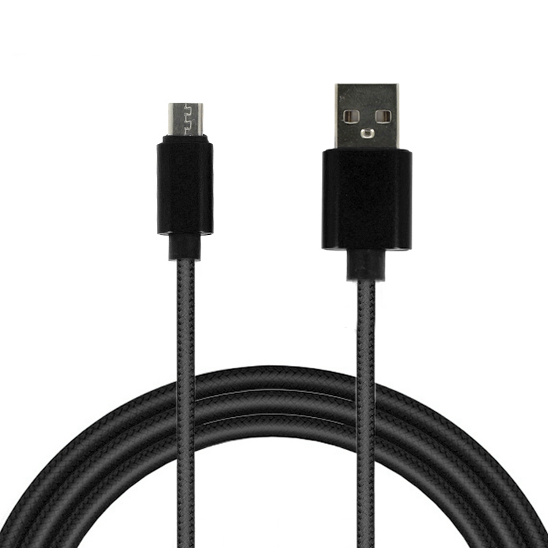USB - micro USB kábel QC 3.0 1m fekete