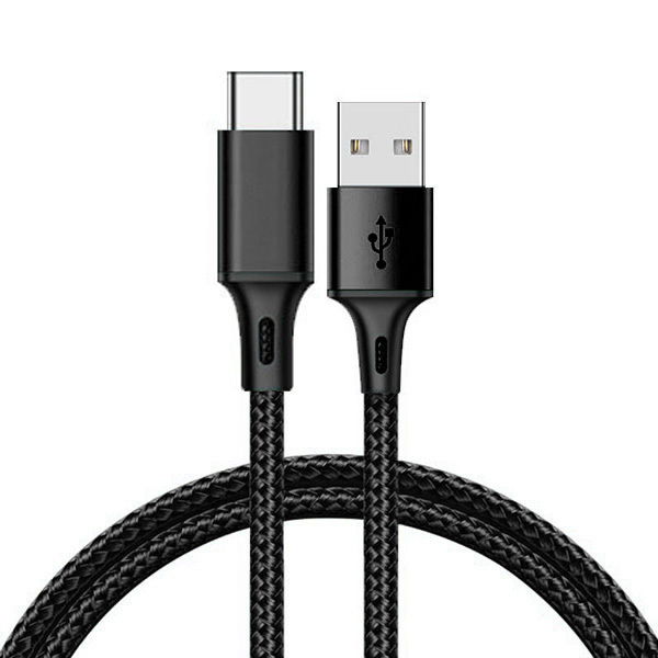 USB - Type C kábel QC 3.0 1m fekete