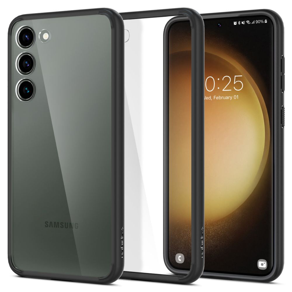 Samsung Galaxy S23 Spigen Ultra Hybrid tok matt fekete (ACS05715)