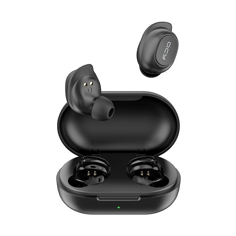 QCY T9S TWS bluetooth vezeték nélküli fülhallgató fekete