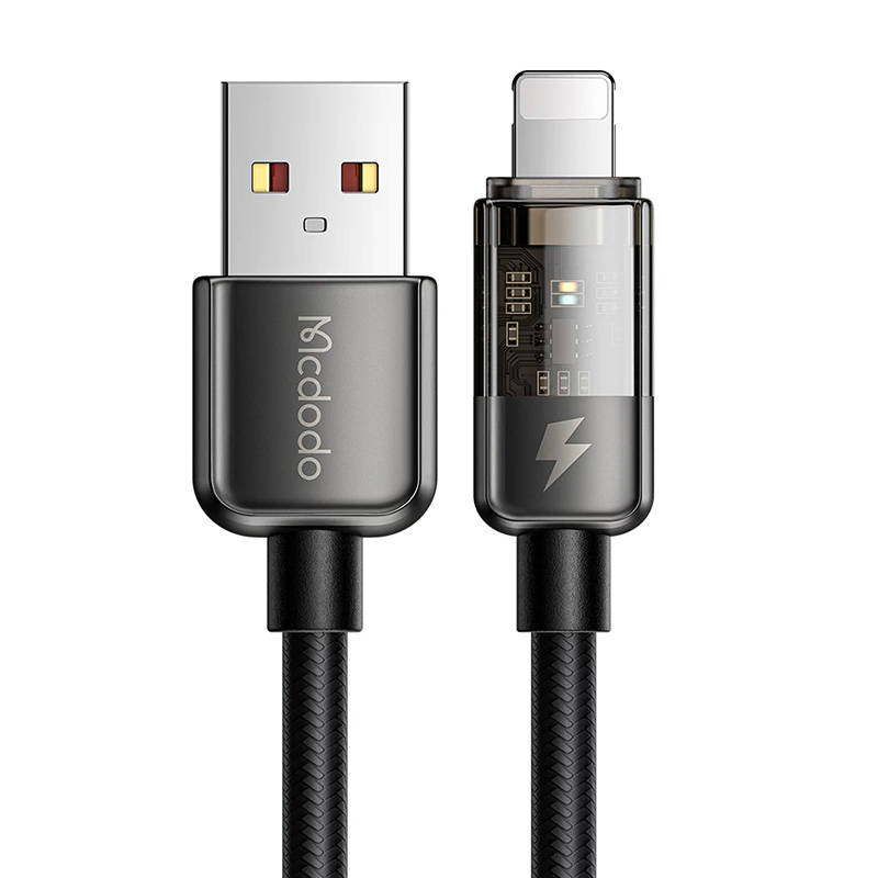 Mcdodo CA-3141 USB-A - Lightning kábel 12W, 1.8m (fekete)