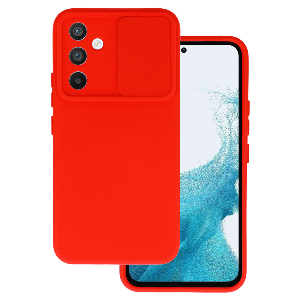 Samsung Galaxy A34 5G Camshield Soft tok piros